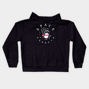 Space Penguin Kids Hoodie